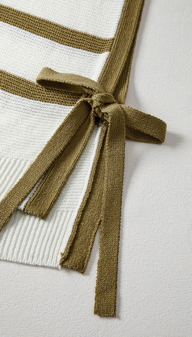 Tie Loose Knitted Top