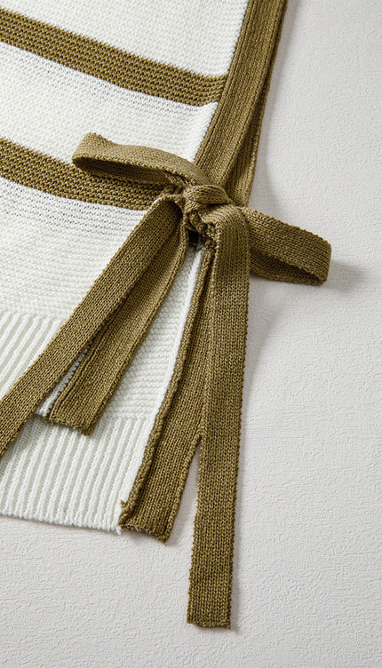 Tie Loose Knitted Top