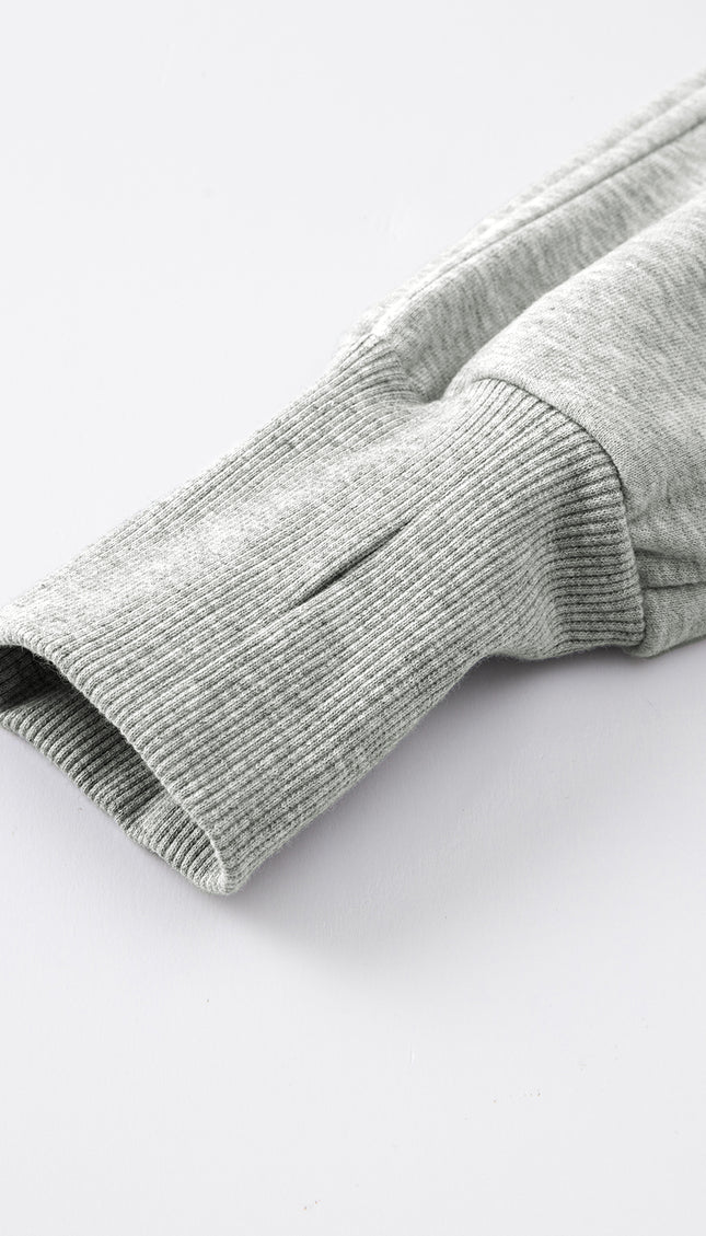 Thumbhole Sleeve Sweatshirt