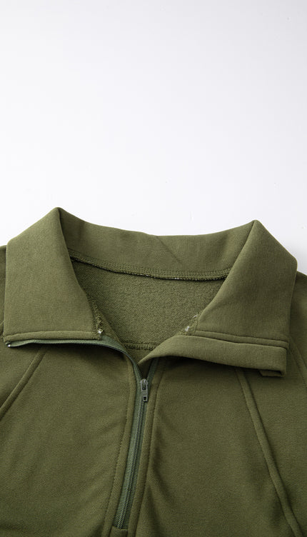 Thumbhole Sleeve Sweatshirt
