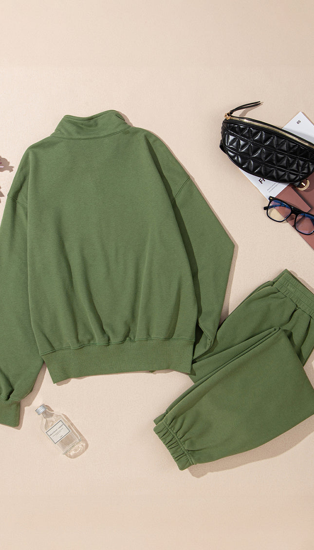 Vineyard Green Pullover and Joggers Set