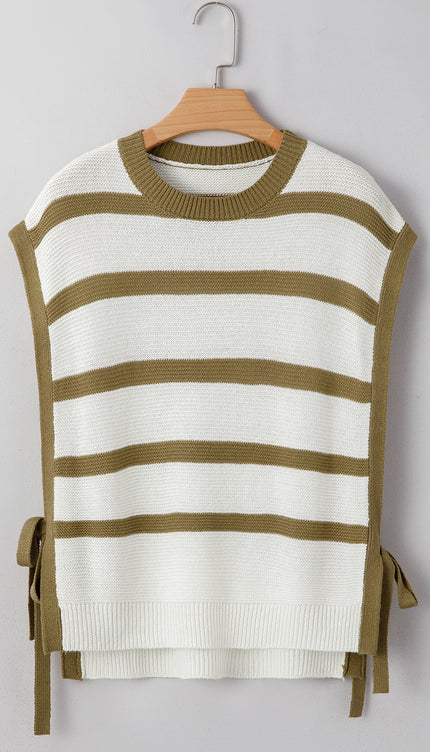Tie Loose Knitted Top