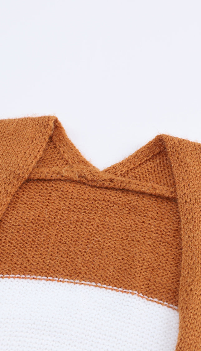 Color Block Cardigan