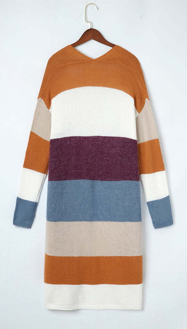 Color Block Cardigan