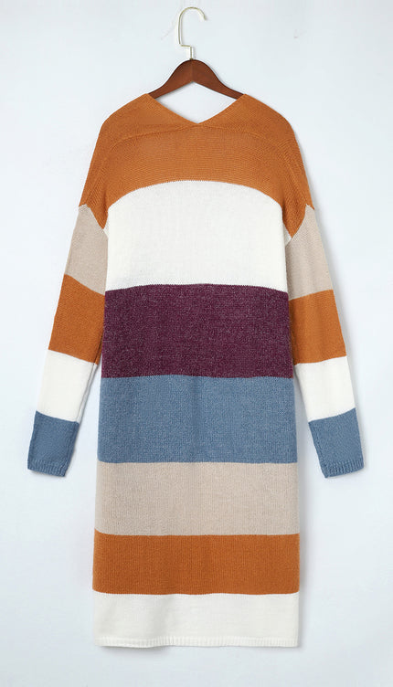 Color Block Cardigan