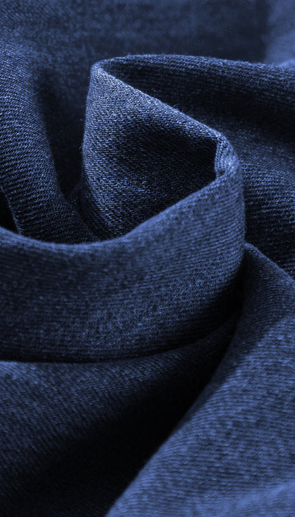 Ruffle Puff Sleeve Denim Top