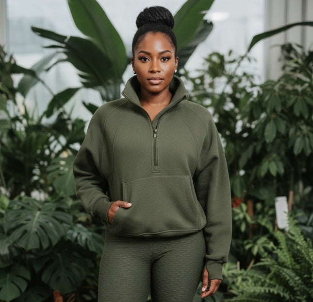 Thumbhole Sleeve Sweatshirt