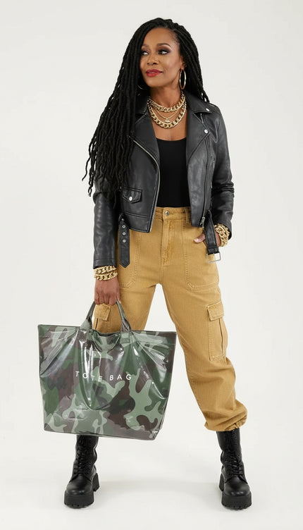 Printed Double Tote