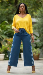 Sail Blue / 4 / 90%Cotton+5%Viscose+5%Polyester