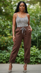 Coffee / S / 50%Polyester+50%Cotton