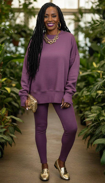Jet Stream Oversize Sweatshirt Leggings Set