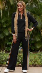 Black / S / 50%Polyester+45%Viscose+5%Elastane