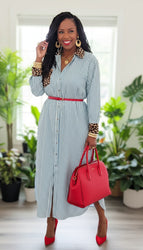 Sky Blue Stripe / M / 100%Polyester