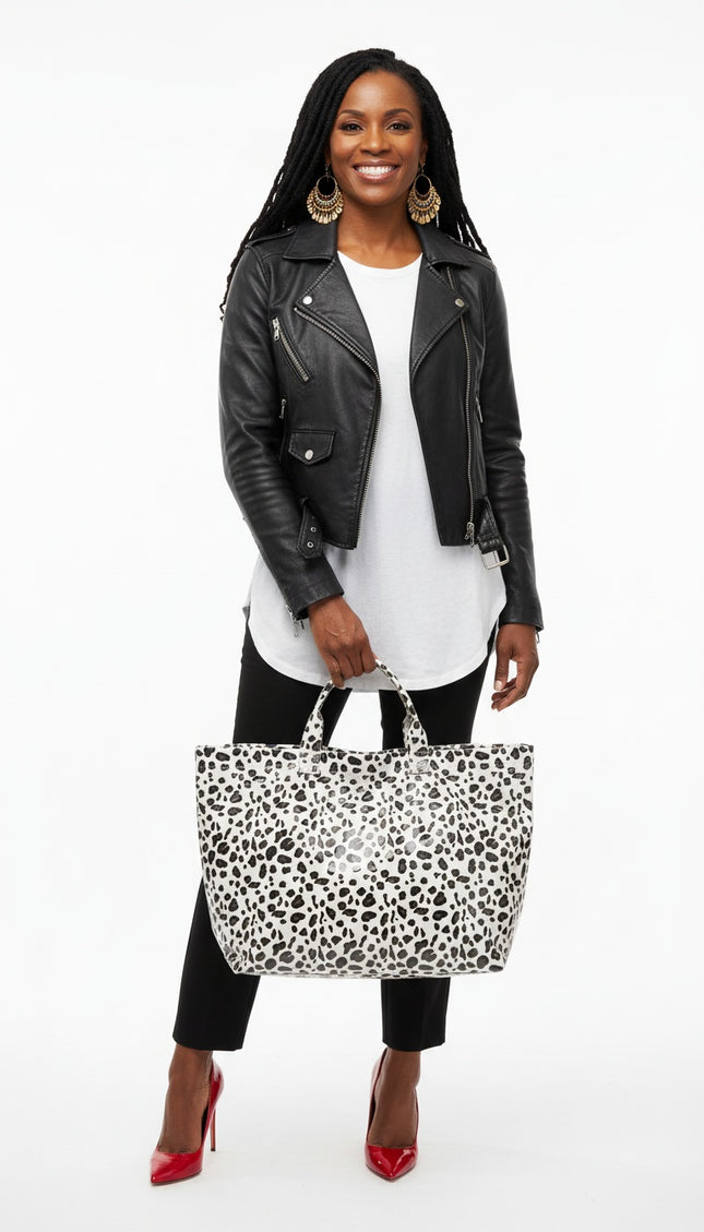 Printed Double Tote