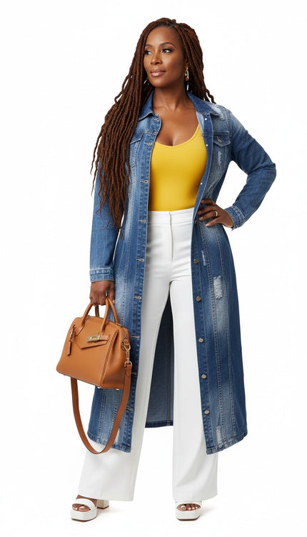 Denim Cardigan