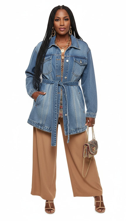 Waisted Denim Jacket