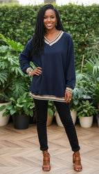 Navy Blue / S / 65%Polyester+35%Cotton