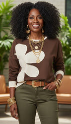 Coffee / S / 75%Polyester+20%Cotton+5%Elastane