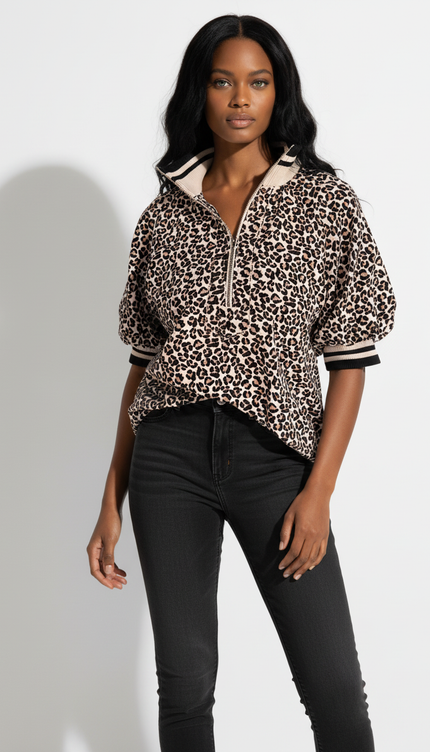 Leopard Print Blouse